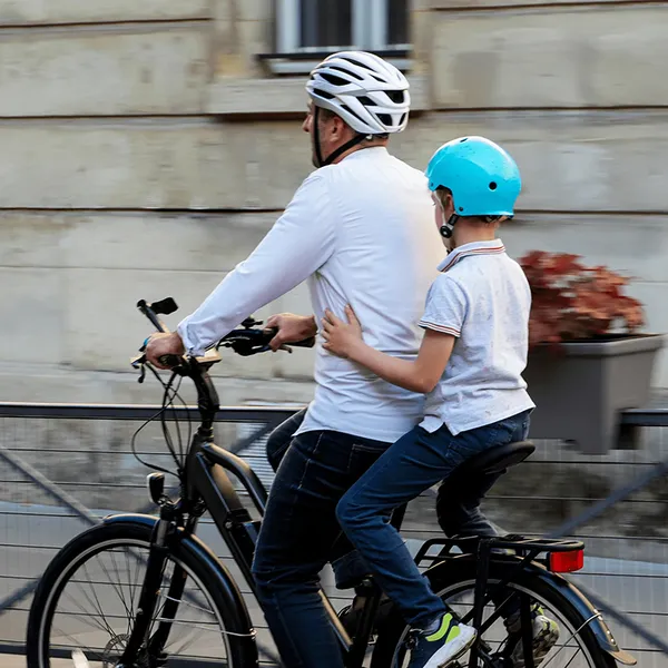 Selle Jallot biplace pour vélo et VAE avec tige de selle renforcée, poignée et repose pieds - Image 8